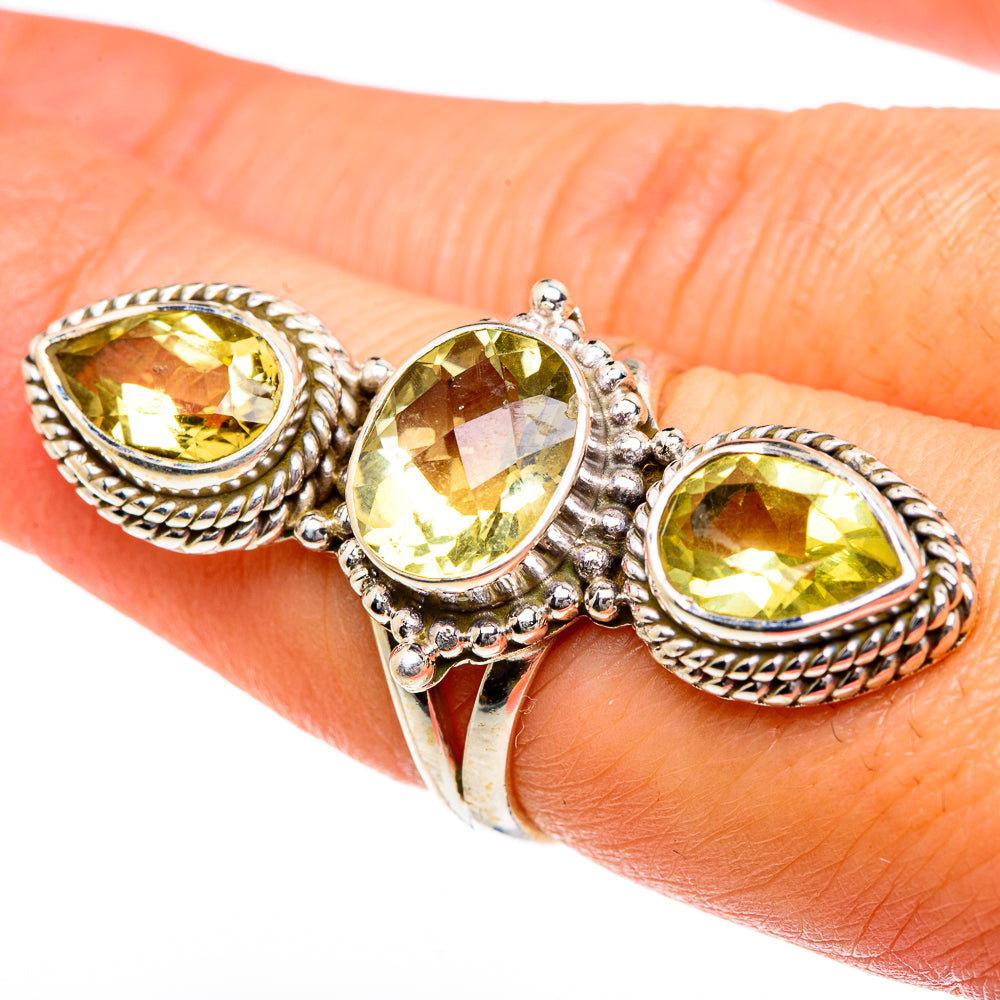 Citrine Rings handcrafted by Ana Silver Co - RING84166