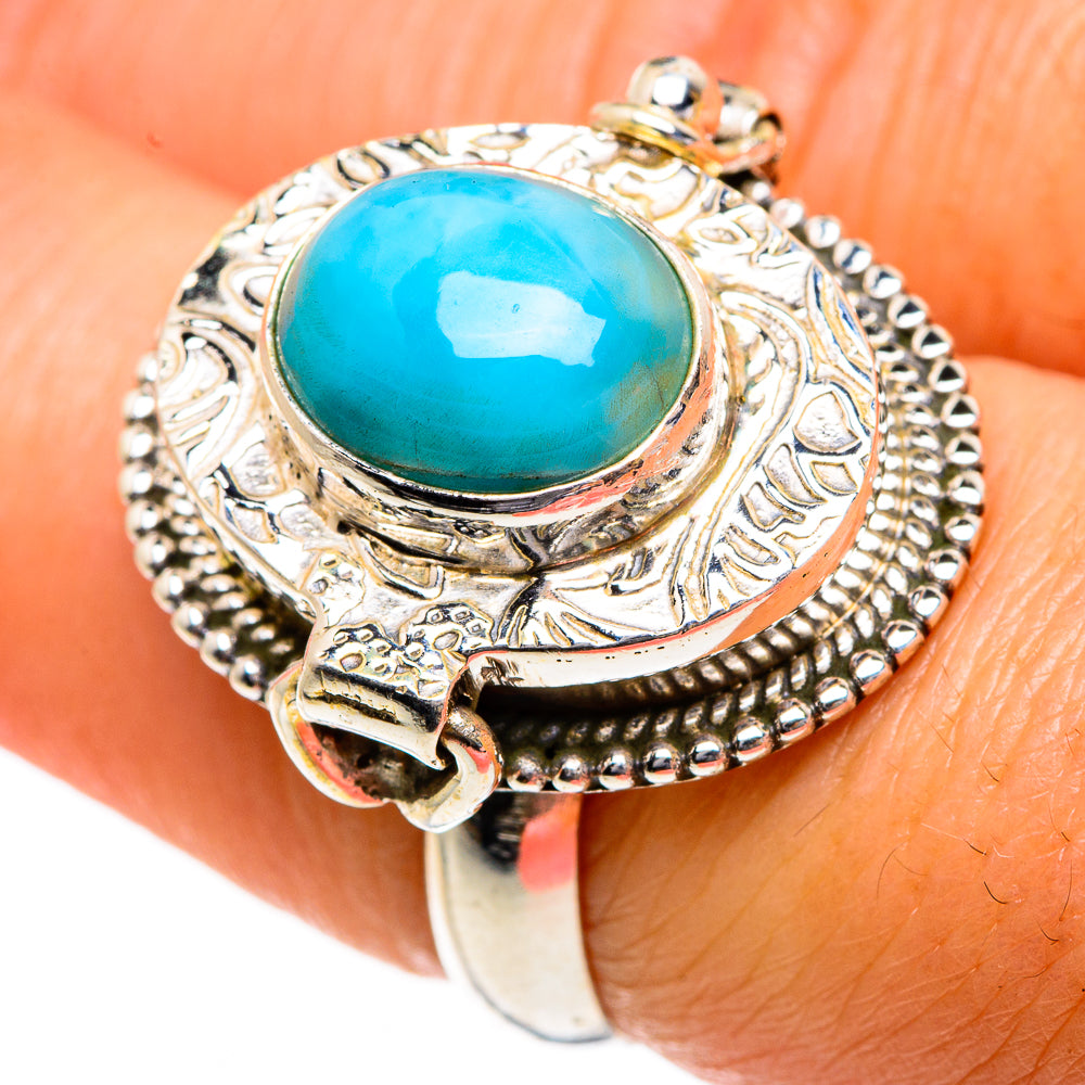 Larimar Rings handcrafted by Ana Silver Co - RING84171