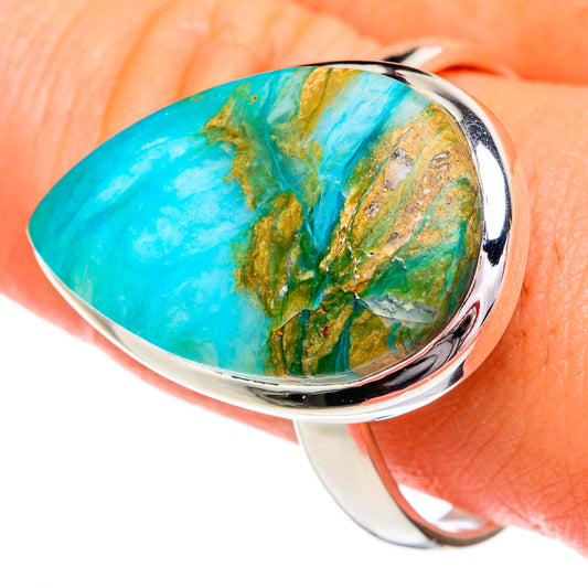 Peruvian Opal Rings handcrafted by Ana Silver Co - RING84176