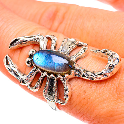 Labradorite Rings handcrafted by Ana Silver Co - RING84178