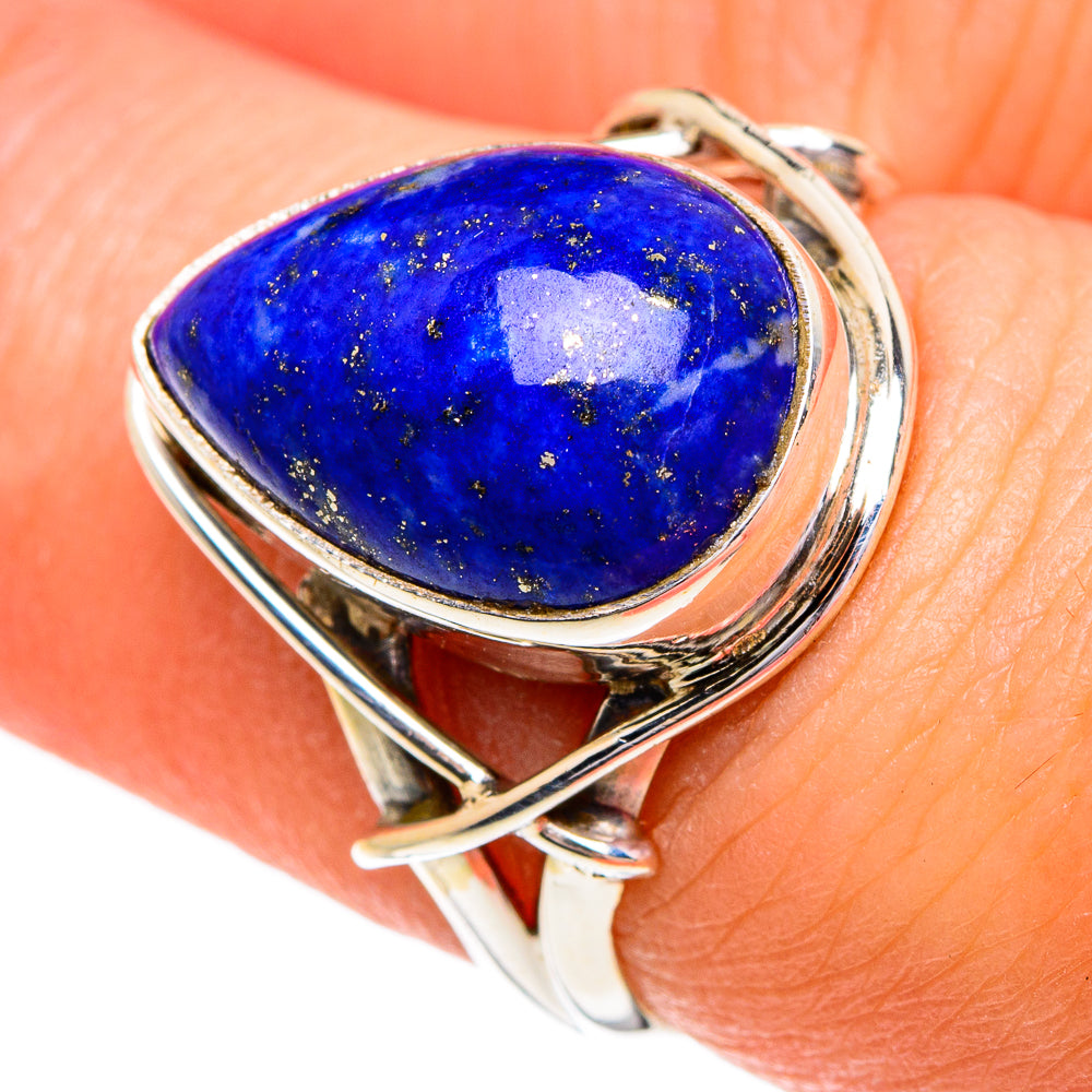 Lapis Lazuli Rings handcrafted by Ana Silver Co - RING84181