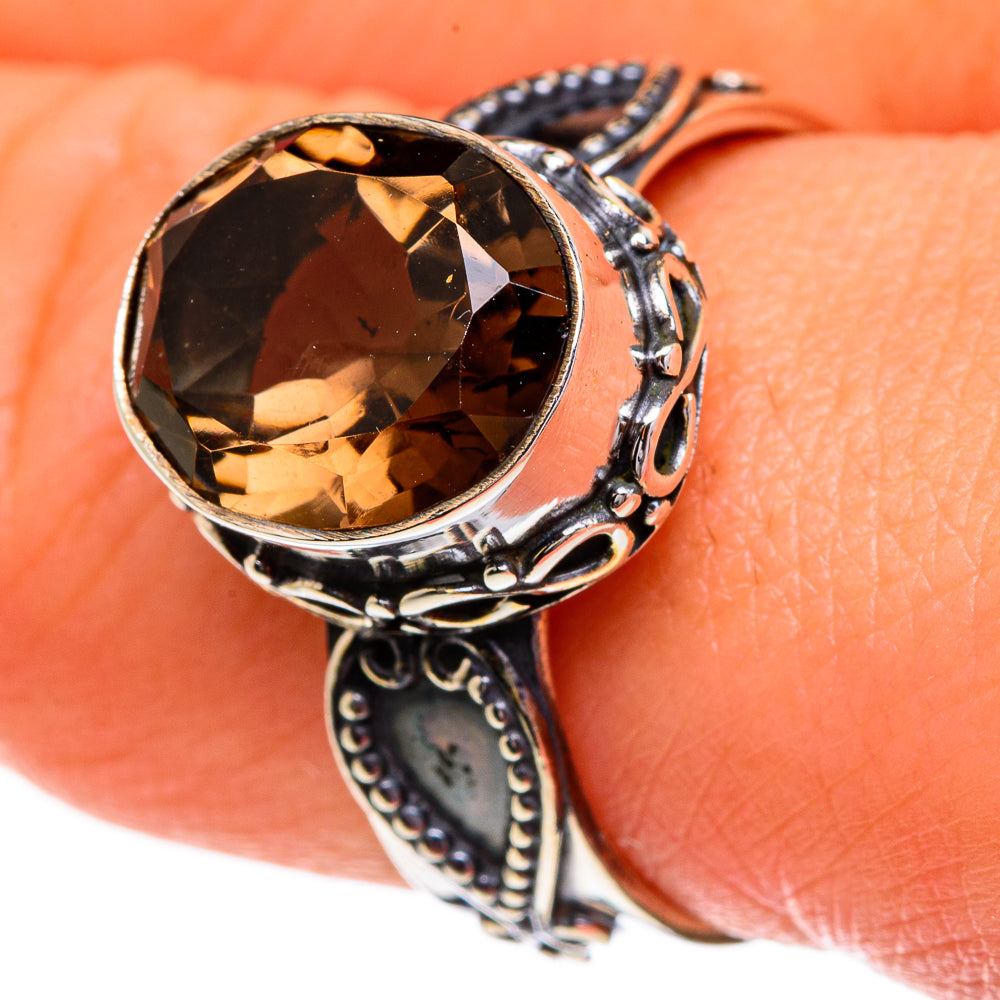 Smoky Quartz Rings handcrafted by Ana Silver Co - RING84190