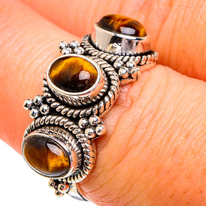 Tiger Eye Rings handcrafted by Ana Silver Co - RING84194