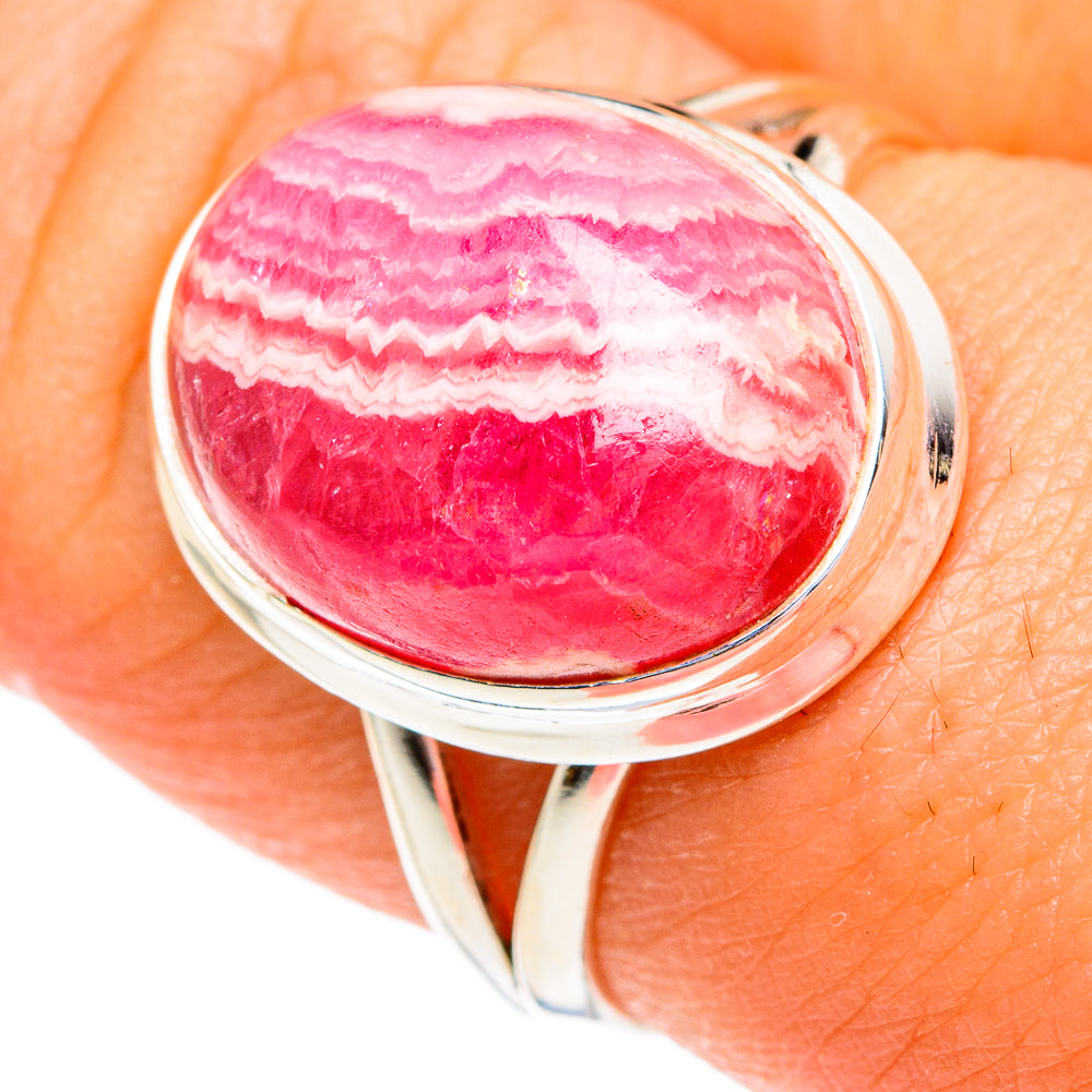 Rhodochrosite Rings handcrafted by Ana Silver Co - RING84199