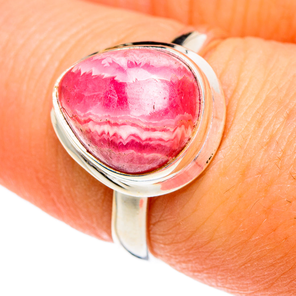 Rhodochrosite Rings handcrafted by Ana Silver Co - RING84202