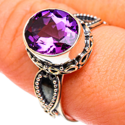 Amethyst Rings handcrafted by Ana Silver Co - RING84205