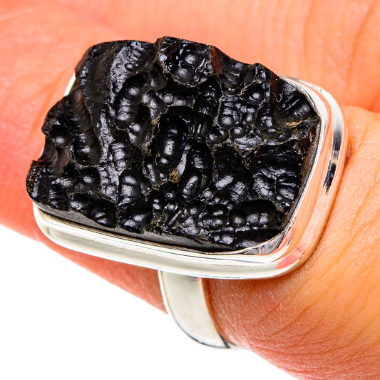 Tektite Rings handcrafted by Ana Silver Co - RING84207