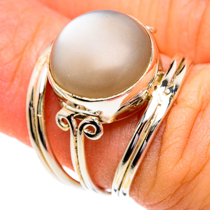 Moonstone Rings handcrafted by Ana Silver Co - RING84208