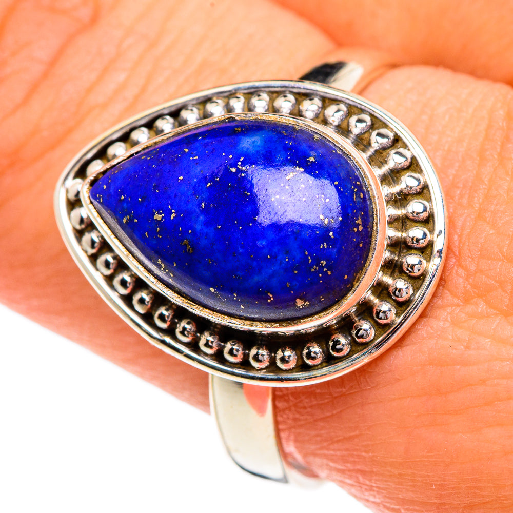 Lapis Lazuli Rings handcrafted by Ana Silver Co - RING84219