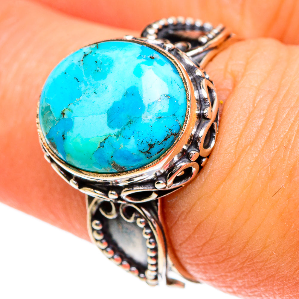 Chrysocolla Rings handcrafted by Ana Silver Co - RING84222