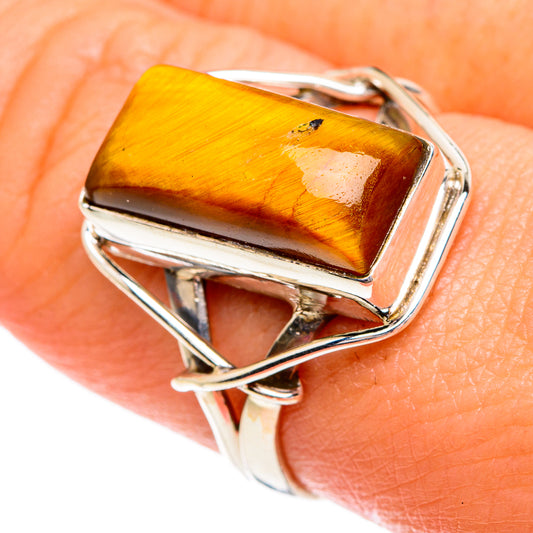 Tiger Eye Rings handcrafted by Ana Silver Co - RING84236