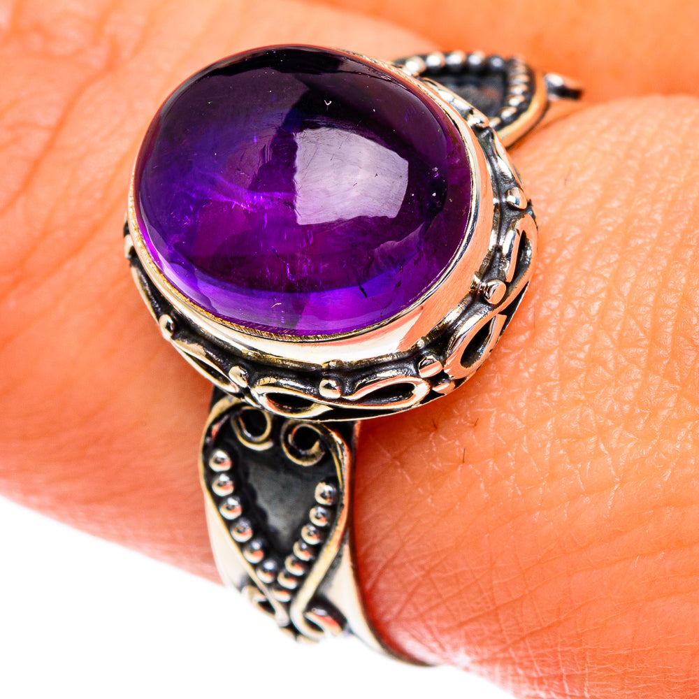 Amethyst Rings handcrafted by Ana Silver Co - RING84247
