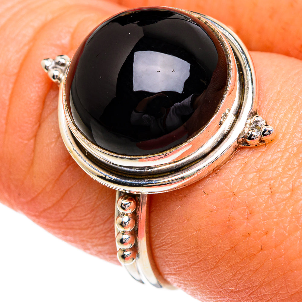 Black Onyx Rings handcrafted by Ana Silver Co - RING84250
