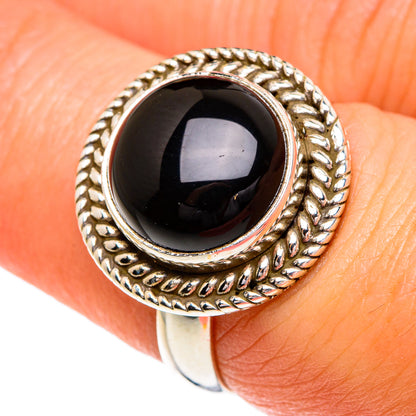 Black Onyx Rings handcrafted by Ana Silver Co - RING84251