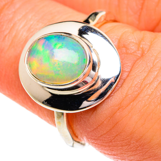 Ethiopian Opal Rings handcrafted by Ana Silver Co - RING84257