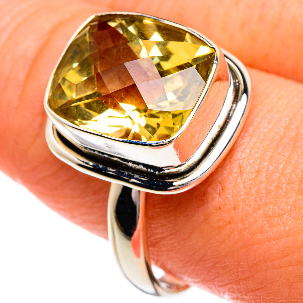 Citrine Rings handcrafted by Ana Silver Co - RING84261
