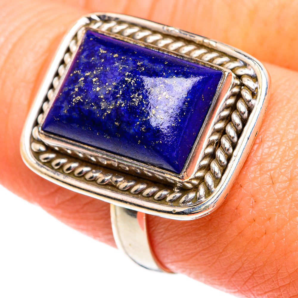 Lapis Lazuli Rings handcrafted by Ana Silver Co - RING84263