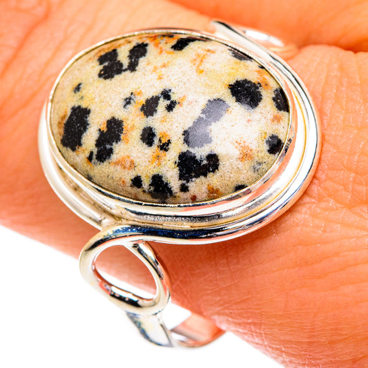 Dalmatian Jasper Rings handcrafted by Ana Silver Co - RING84282