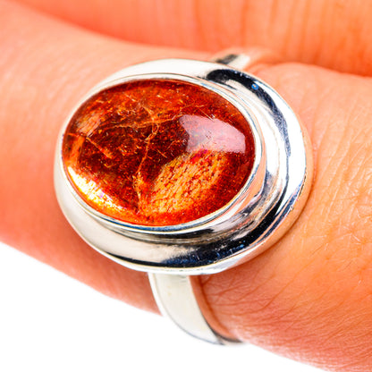 Sunstone Rings handcrafted by Ana Silver Co - RING84283