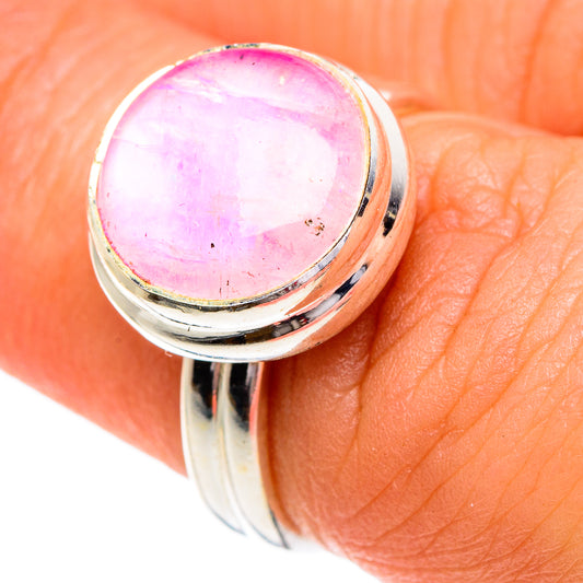 Pink Moonstone Rings handcrafted by Ana Silver Co - RING84285