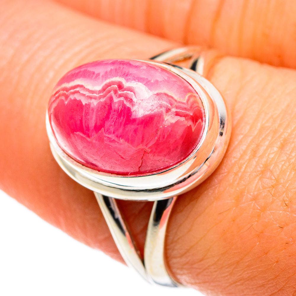 Rhodochrosite Rings handcrafted by Ana Silver Co - RING84286