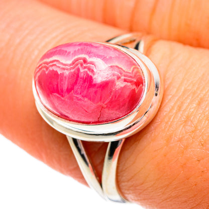 Rhodochrosite Rings handcrafted by Ana Silver Co - RING84286