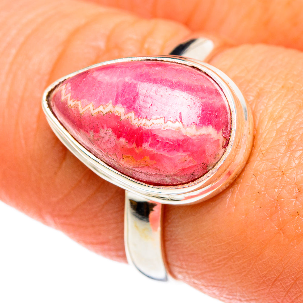 Rhodochrosite Rings handcrafted by Ana Silver Co - RING84289