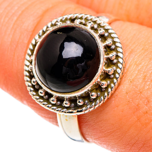 Black Onyx Rings handcrafted by Ana Silver Co - RING84294