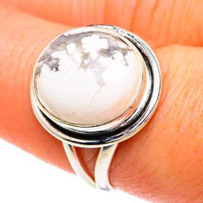 Howlite Rings handcrafted by Ana Silver Co - RING84298