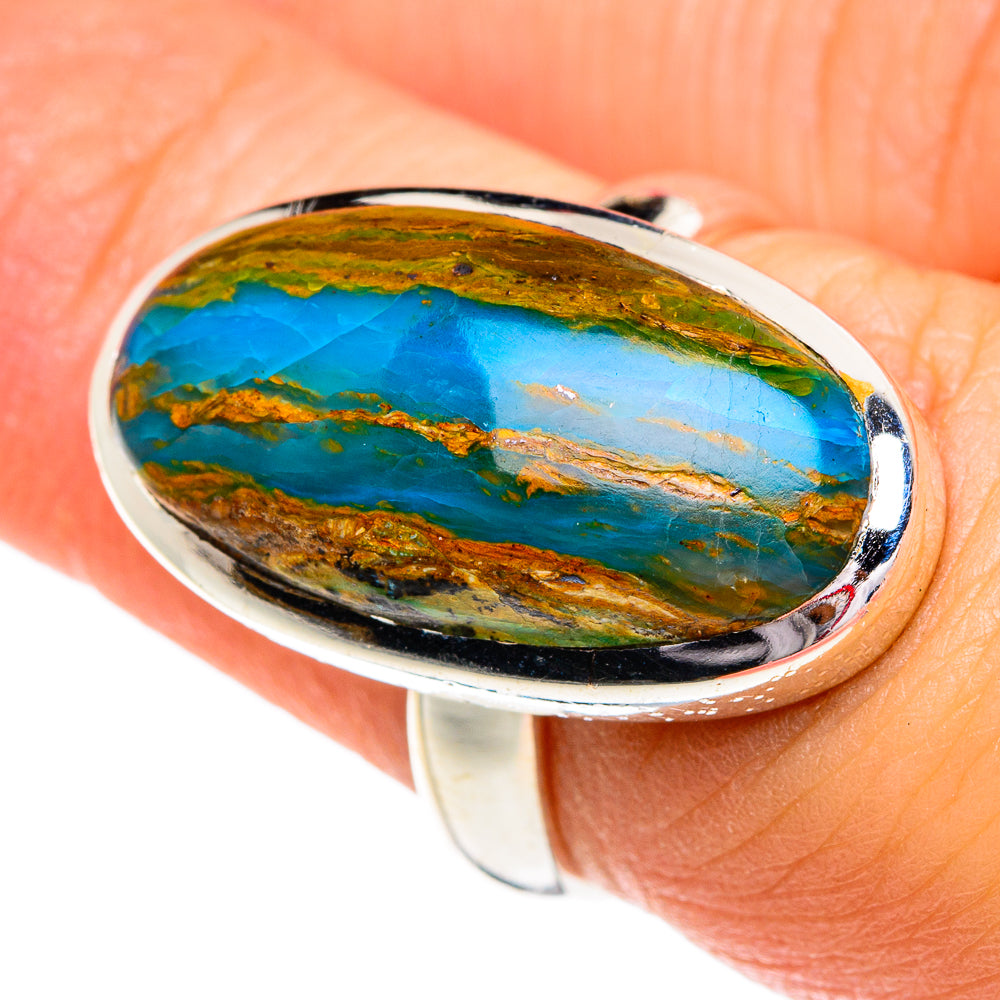 Azurite Rings handcrafted by Ana Silver Co - RING84308