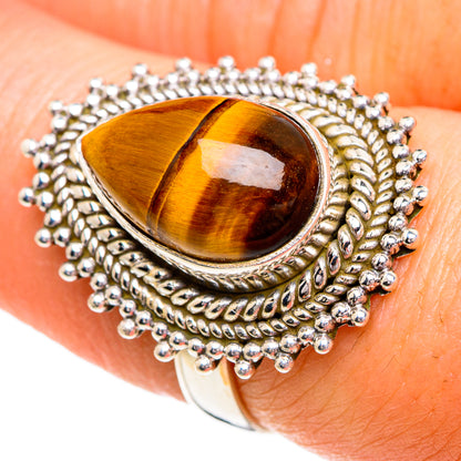 Tiger Eye Rings handcrafted by Ana Silver Co - RING84316