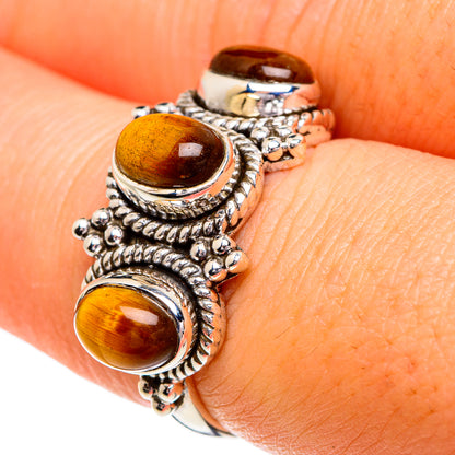 Tiger Eye Rings handcrafted by Ana Silver Co - RING84319