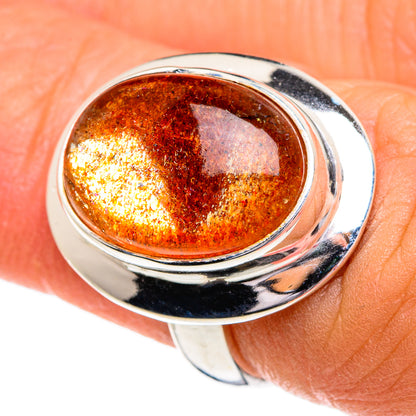 Sunstone Rings handcrafted by Ana Silver Co - RING84321