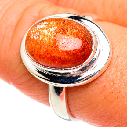 Sunstone Rings handcrafted by Ana Silver Co - RING84322
