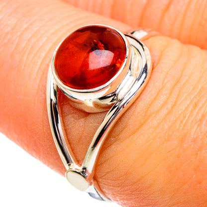 Baltic Amber Rings handcrafted by Ana Silver Co - RING84323