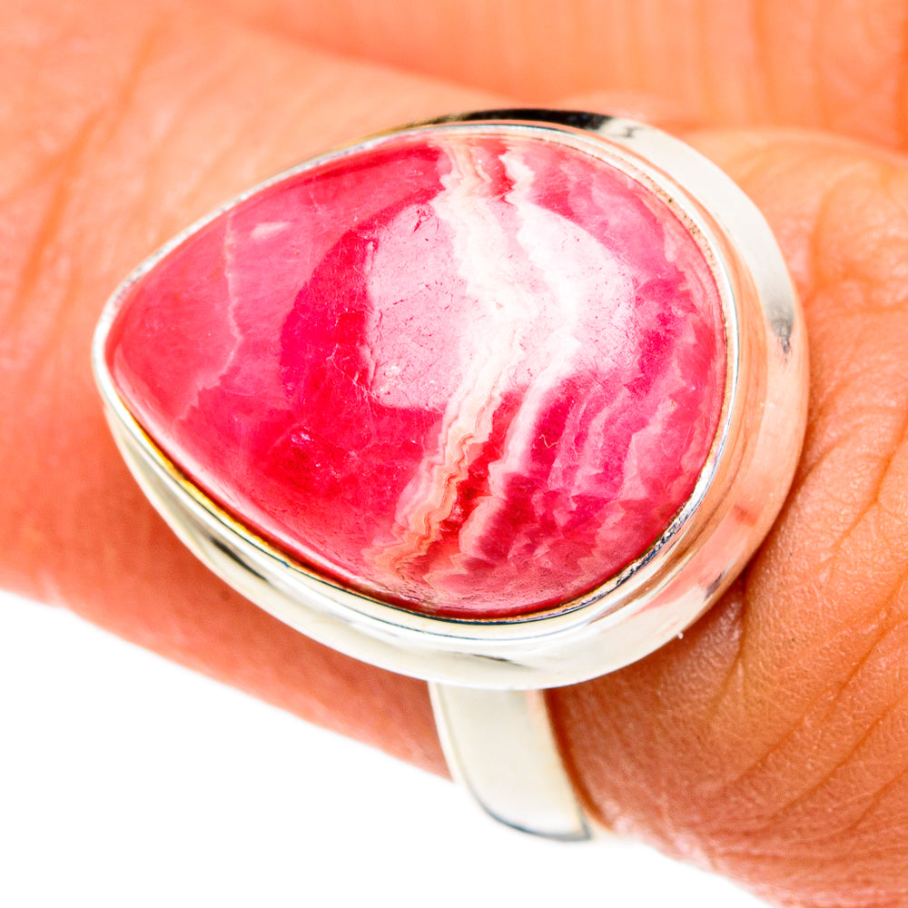 Rhodochrosite Rings handcrafted by Ana Silver Co - RING84324
