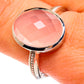 Rose Quartz Rings handcrafted by Ana Silver Co - RING84327