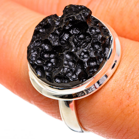 Tektite Rings handcrafted by Ana Silver Co - RING84334