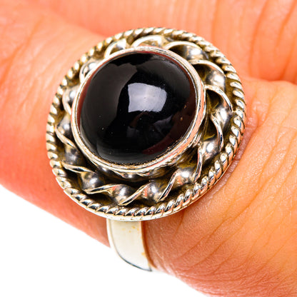 Black Onyx Rings handcrafted by Ana Silver Co - RING84335
