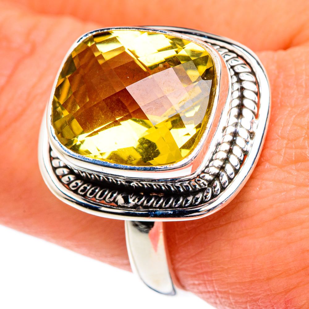 Citrine Rings handcrafted by Ana Silver Co - RING84340