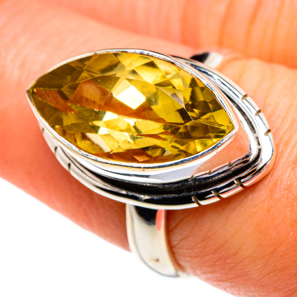 Citrine Rings handcrafted by Ana Silver Co - RING84341