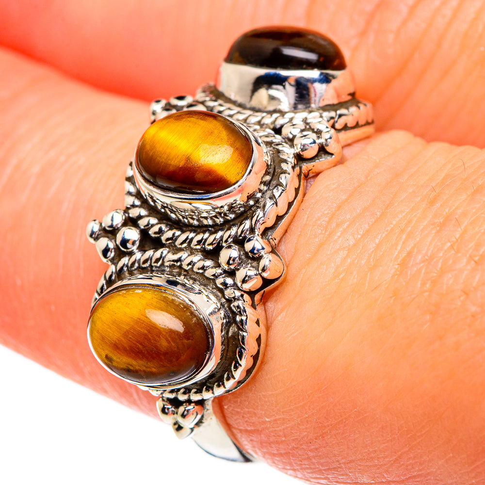 Tiger Eye Rings handcrafted by Ana Silver Co - RING84360