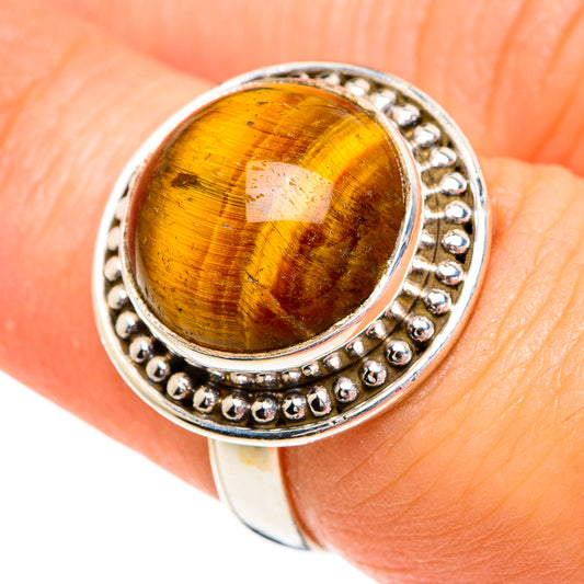 Tiger Eye Rings handcrafted by Ana Silver Co - RING84362