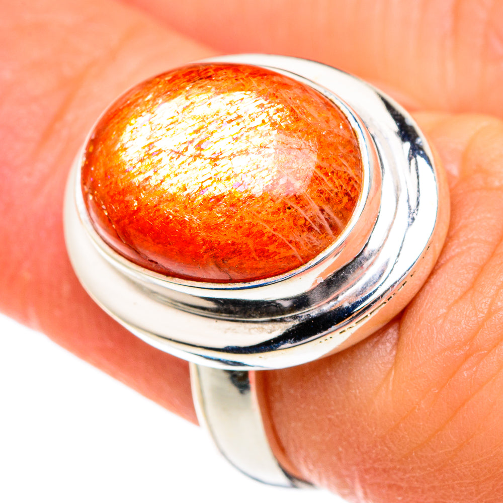 Sunstone Rings handcrafted by Ana Silver Co - RING84364