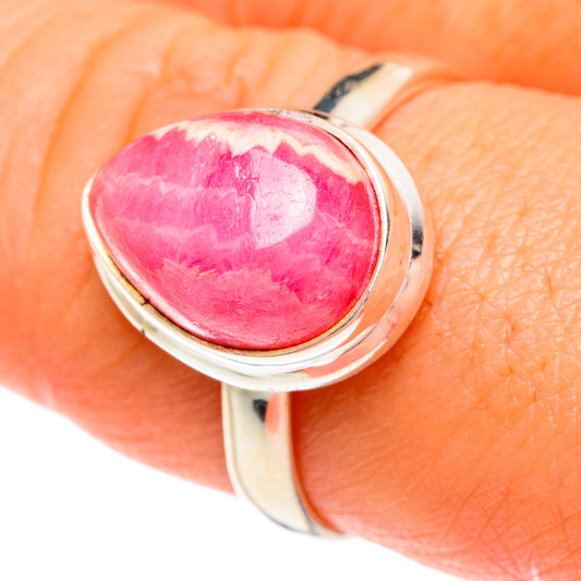 Rhodochrosite Rings handcrafted by Ana Silver Co - RING84367