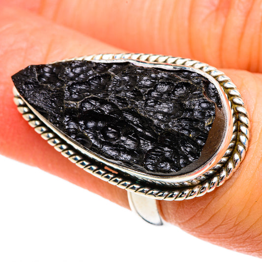 Tektite Rings handcrafted by Ana Silver Co - RING84377