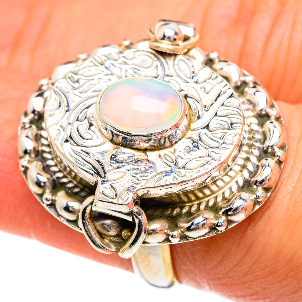 Ethiopian Opal Rings handcrafted by Ana Silver Co - RING84382