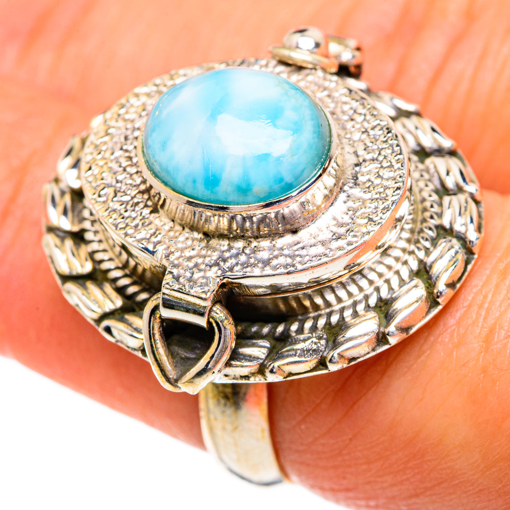 Larimar Rings handcrafted by Ana Silver Co - RING84386