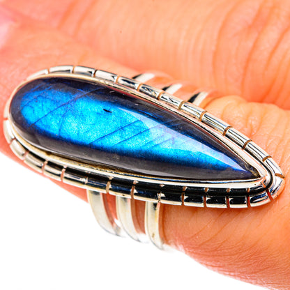 Labradorite Rings handcrafted by Ana Silver Co - RING84388