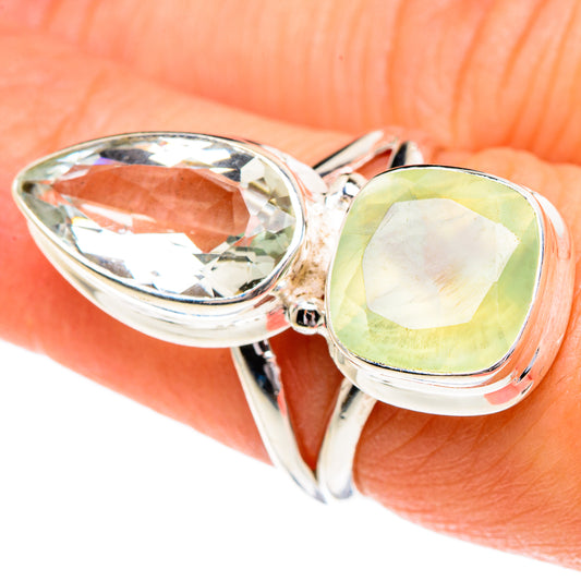 Prehnite Rings handcrafted by Ana Silver Co - RING84389